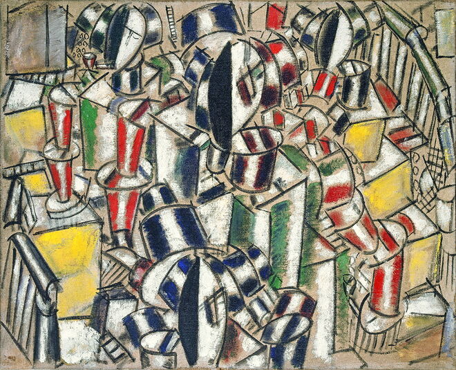L’Escalier, de Fernand Léger, 1914. Le Cubisme.
