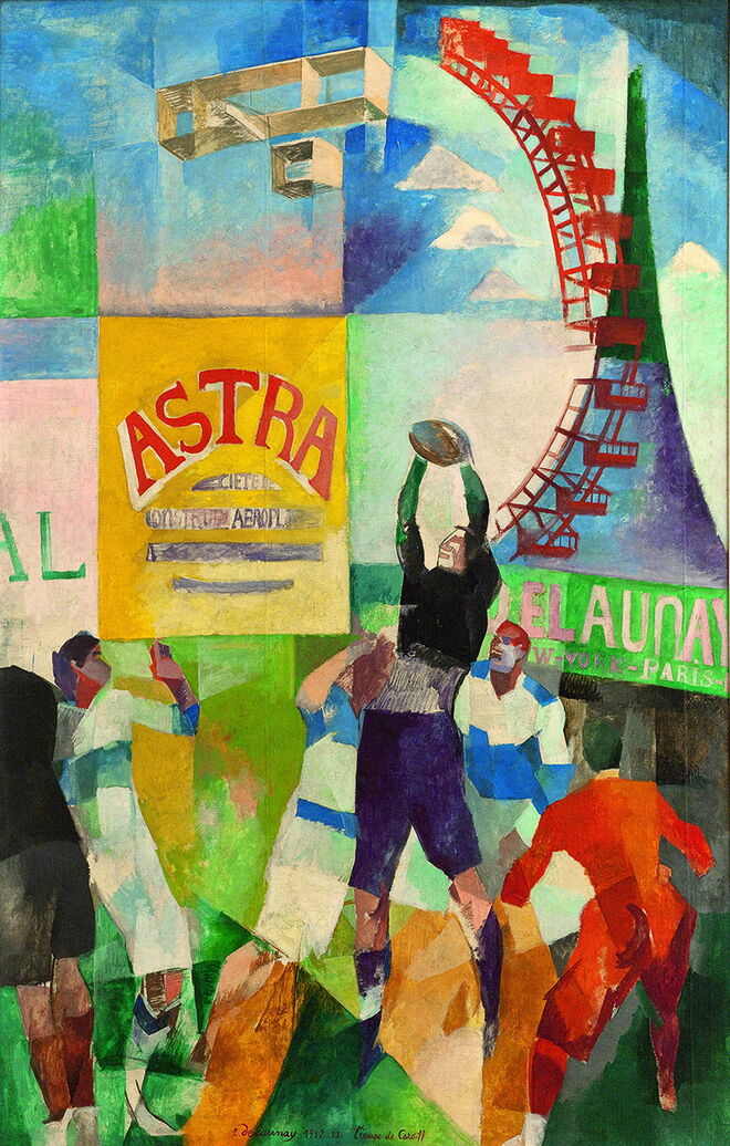 L’Équipe de Cardiff, de Robert Delaunay, 1912-1913. Le Cubisme.
