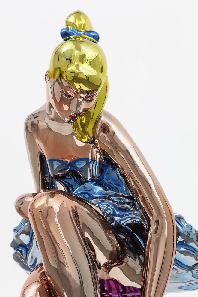 Seated Ballerina. Jeff Koons.