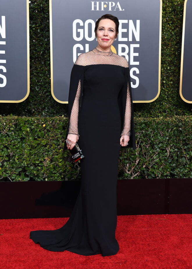 Olivia Colman em Stella McCartney