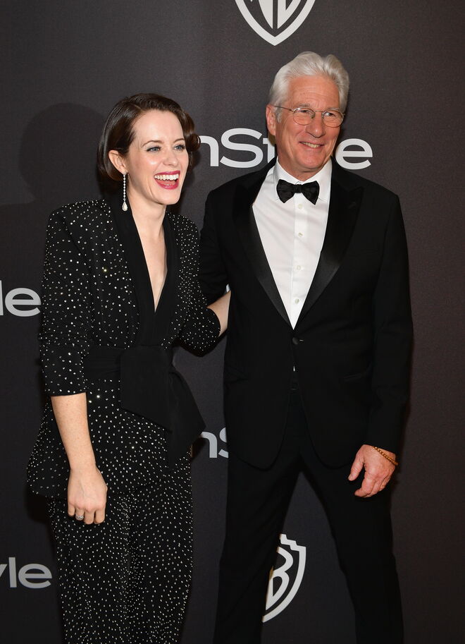 Claire Foy e Richard Gere | InStyle e Warner Bros After Party