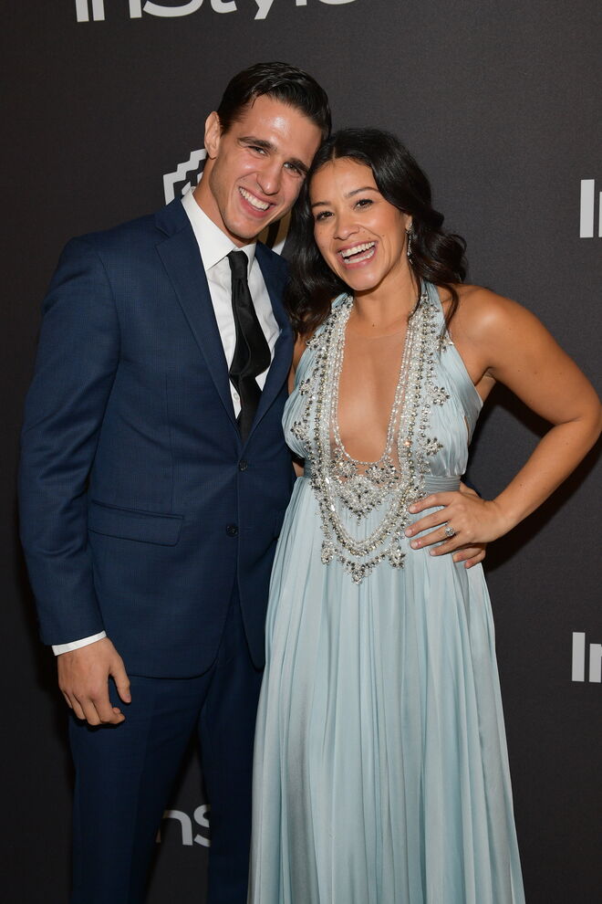 Joe LoCicero e Gina Rodriguez | InStyle e Warner Bros After Party