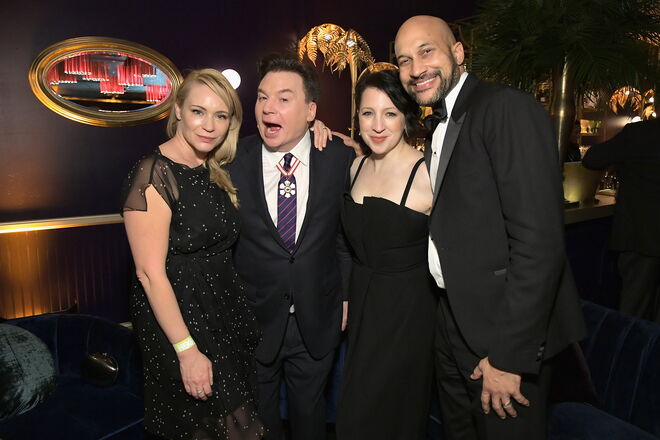 Kelly Tisdale, Mike Myers, Elisa Key e Keegan-Michael Key | Netflix After Party