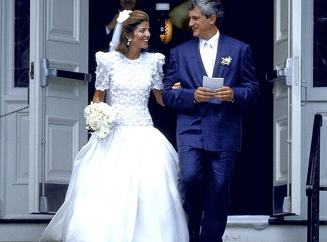 Caroline Kennedy e Edwin A. Schlossberg em 1986