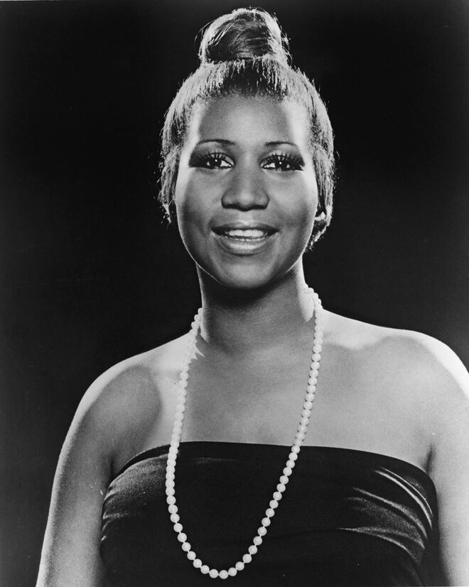 Aretha Franklin | Retrato da cantora feito em janeiro de 1977