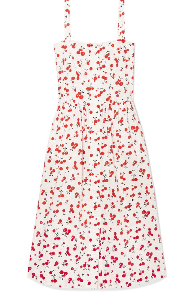 Vestido midi Laura, €567, HVN www.net-a-porter.com