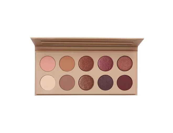 Paleta de sombra de olhos Classic Blossom Palette, US$45 (aproximadamente €39,60), KKW Beauty, em www. kkwbeauty.com
