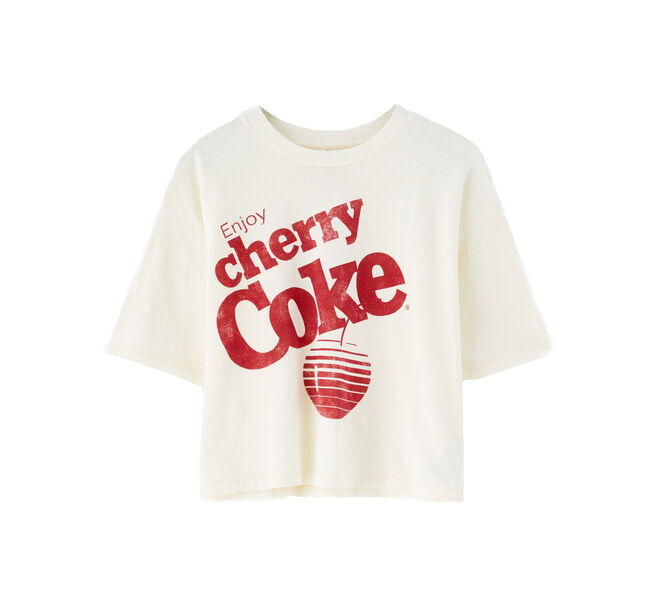 T-shirt Cherry Coke, agora €5,99, Pull & Bear