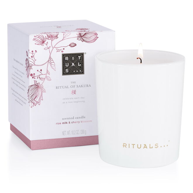 The Ritual of Sakura vela perfumada, 290 g, €19,50, Rituals