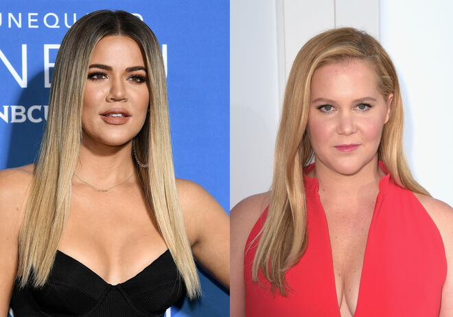 Durante um discurso no programa Saturday Night Live, Amy brincou com o facto de Khloe ter perdido peso, dizendo que a Kardashian tinha perdido o equivalente à sua irmã Kendall Jenner. Khloe não ficou contente com o comentário e manifestou-se no Twitter com a afirmação “Não há necessidade de deitar os outros abaixo para se sentirem maiores que eles.”