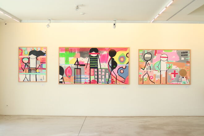 Ver a exposição NAU da artista plástica Vitória Frate