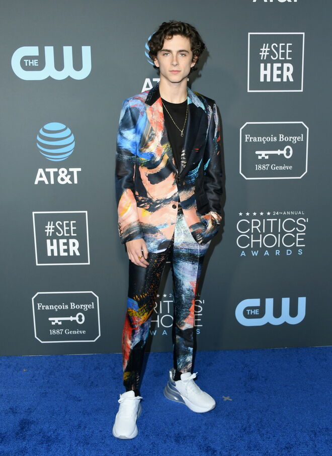 Timothée Chalamet, de Alexandre McQueen