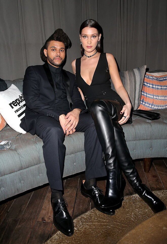 The Weeknd e Bella Hadid | Depois de vários meses, os rumores da relação entre o músico e a modelo vieram a confirmar-se. Ainda que já se tenham separado e junto outra vez, atualmente espera-se que o casamento seja o próximo passo deste casal.
