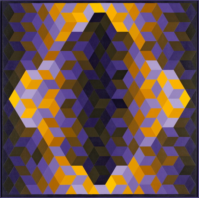 Meh (2), Vasarely, 1967-1968. Vasarely ‒ Sharing Forms.