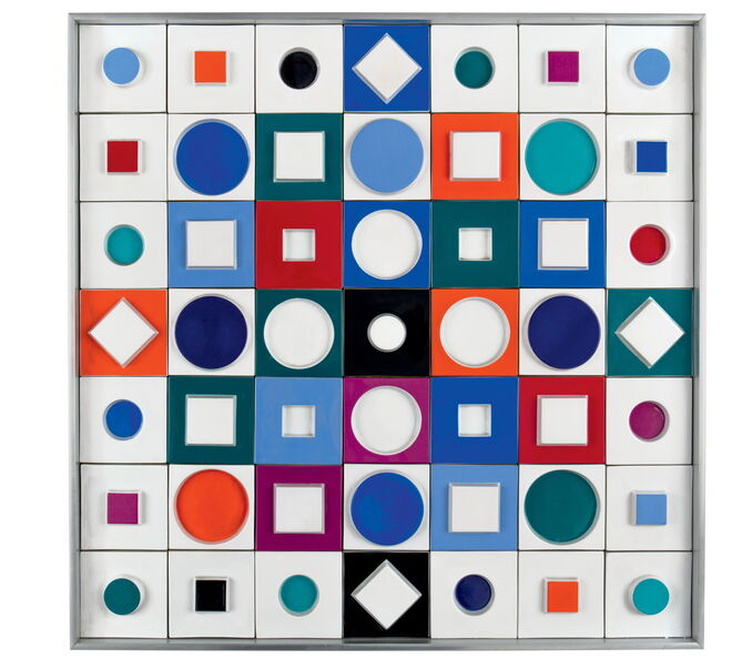 Forme 1010 décor 5112, vers 1973. Vasarely ‒ Sharing Forms.