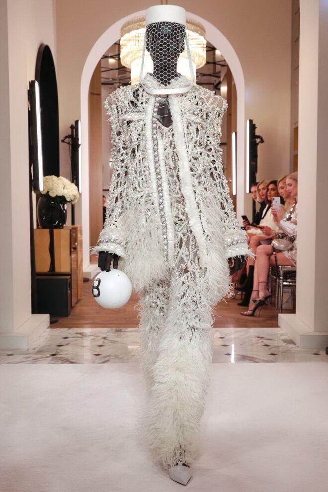 Desfile de alta-costura primavera-verão Balmain 2019