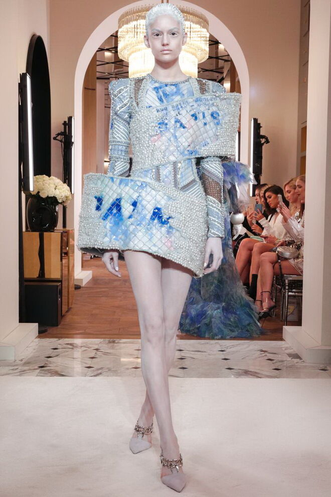 Desfile de alta-costura primavera-verão Balmain 2019