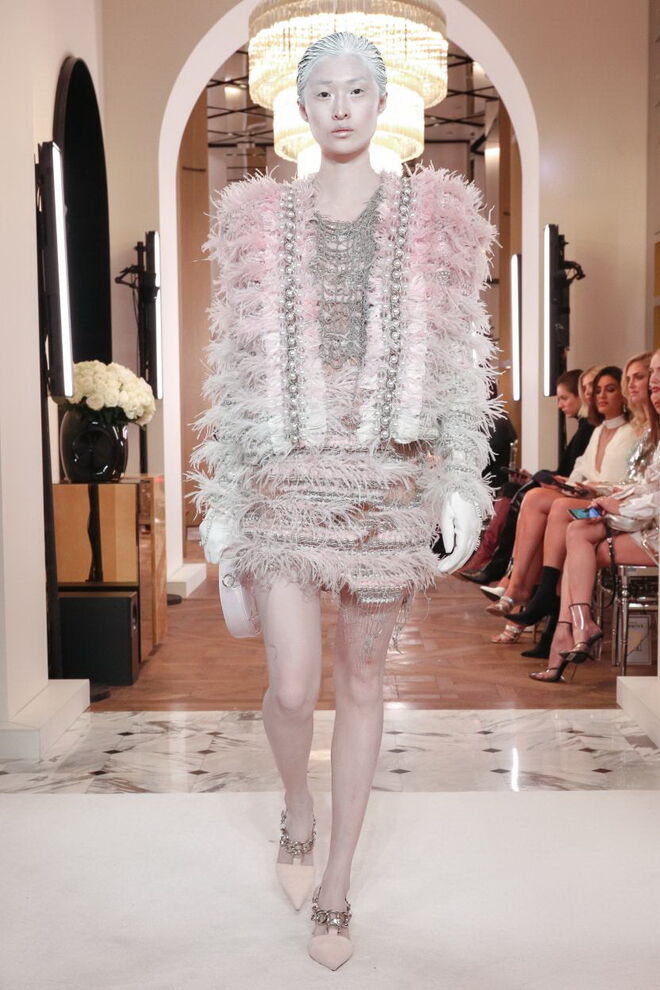Desfile de alta-costura primavera-verão Balmain 2019