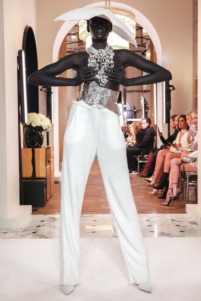 Desfile de alta-costura primavera-verão Balmain 2019