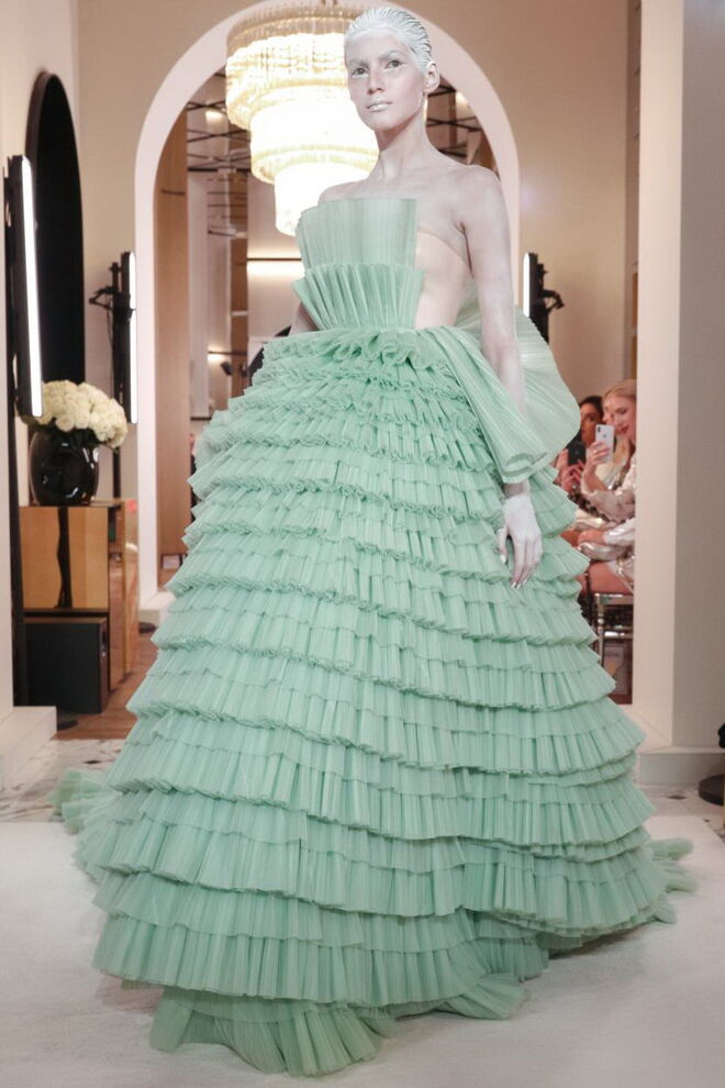 Desfile de alta-costura primavera-verão Balmain 2019