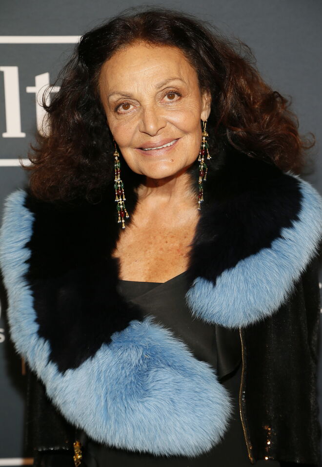 Diane von Furstenberg (Designer de moda) - “Sou uma empreendedora, uma criadora e uma pessoa que se reinventou.  Sei que inspiro e motivao as pessoas.” - Telegraph, 2014