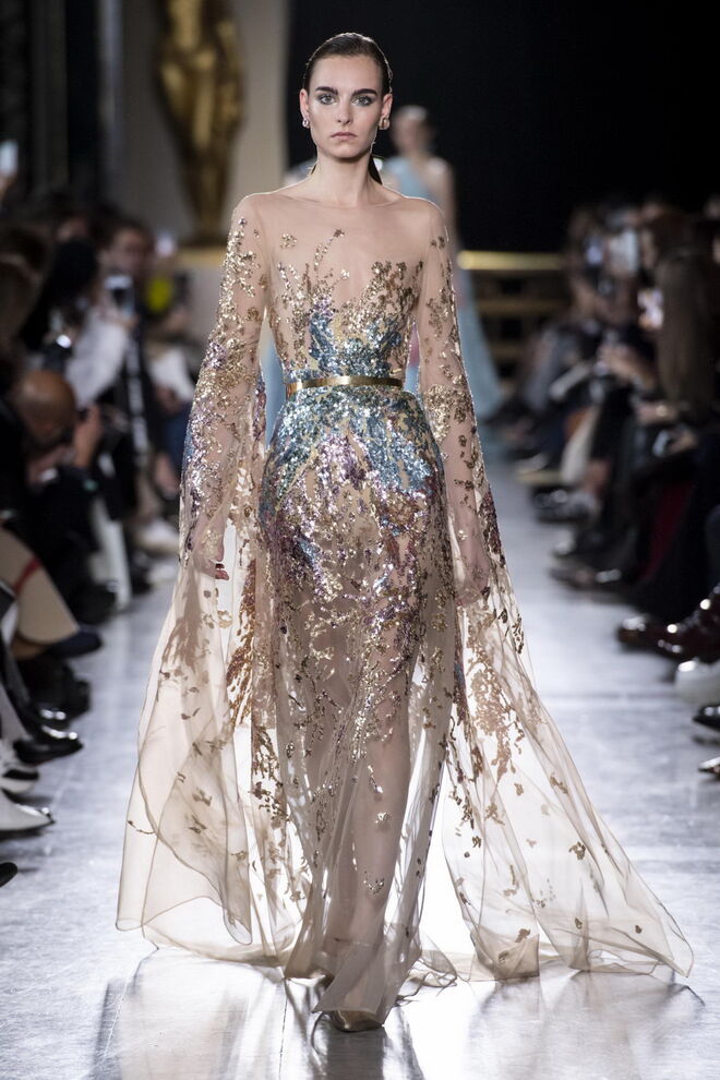 Desfile de alta-costura primavera-verão Elie Saab 2019