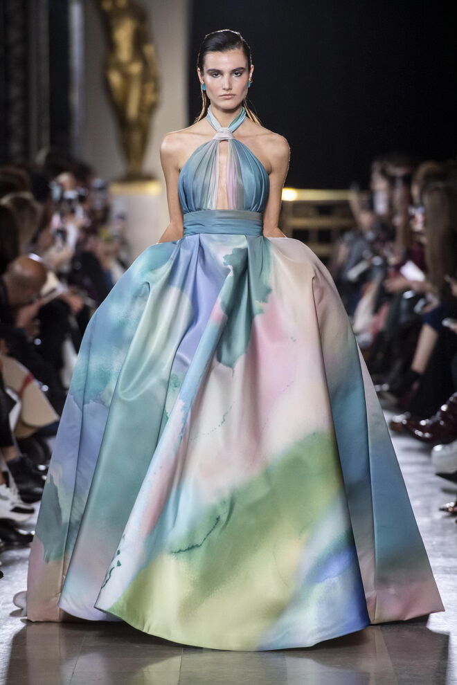 Desfile de alta-costura primavera-verão Elie Saab 2019