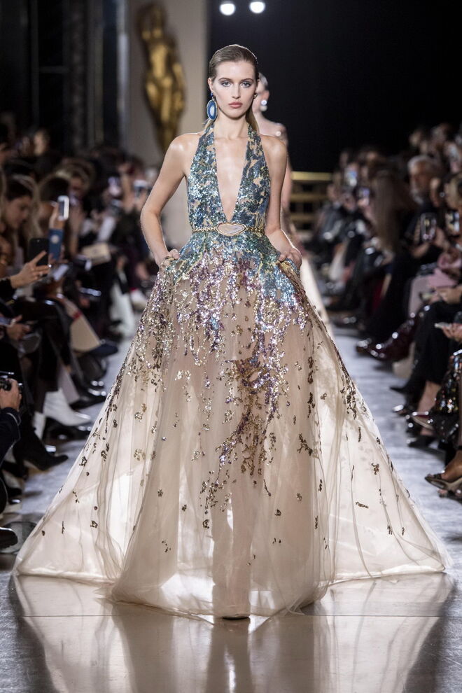 Desfile de alta-costura primavera-verão Elie Saab 2019