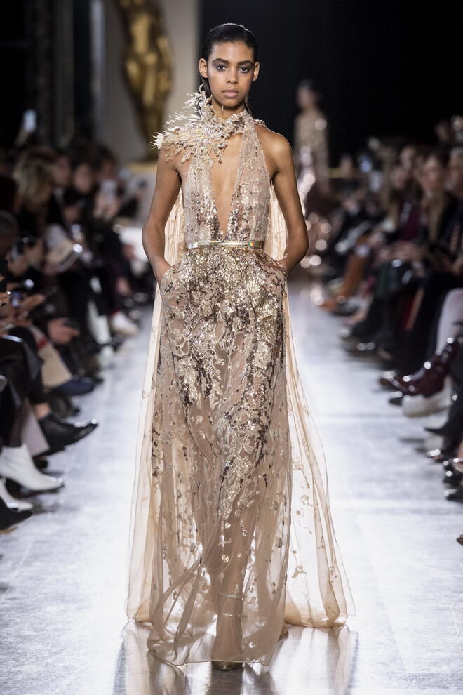Desfile de alta-costura primavera-verão Elie Saab 2019