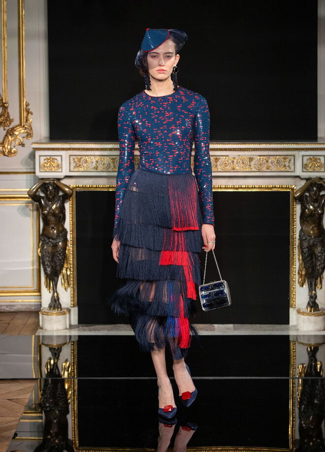 Desfile de alta-costura primavera-verão Armani Privé 2019