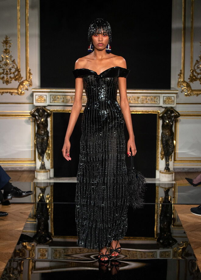 Desfile de alta-costura primavera-verão Armani Privé 2019