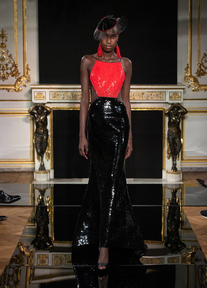 Desfile de alta-costura primavera-verão Armani Privé 2019