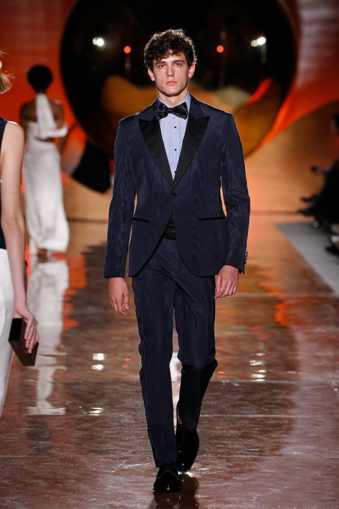 Desfile Pedro del Hierro primavera/verão 2019, na Mecedes-Benz Fashion Week Madrid.