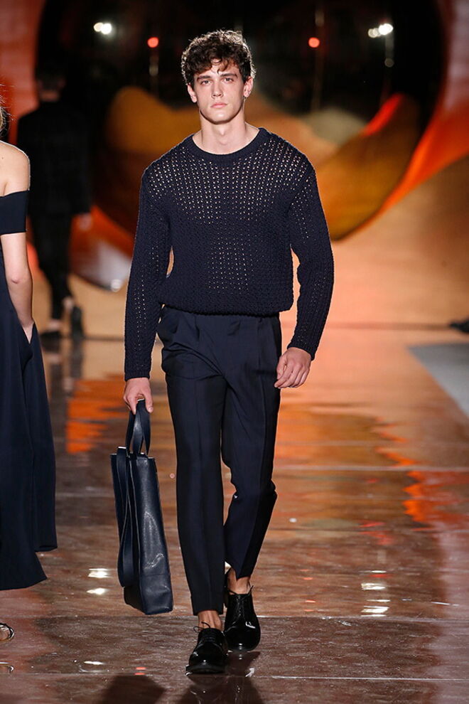 Desfile Pedro del Hierro primavera/verão 2019, na Mecedes-Benz Fashion Week Madrid.