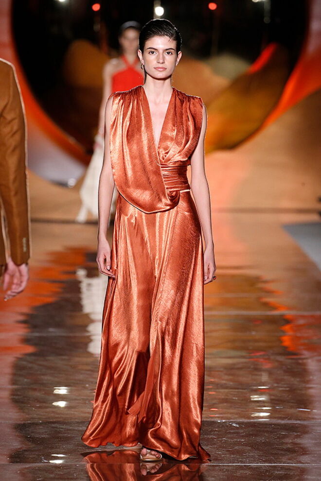 Desfile Pedro del Hierro primavera/verão 2019, na Mecedes-Benz Fashion Week Madrid.