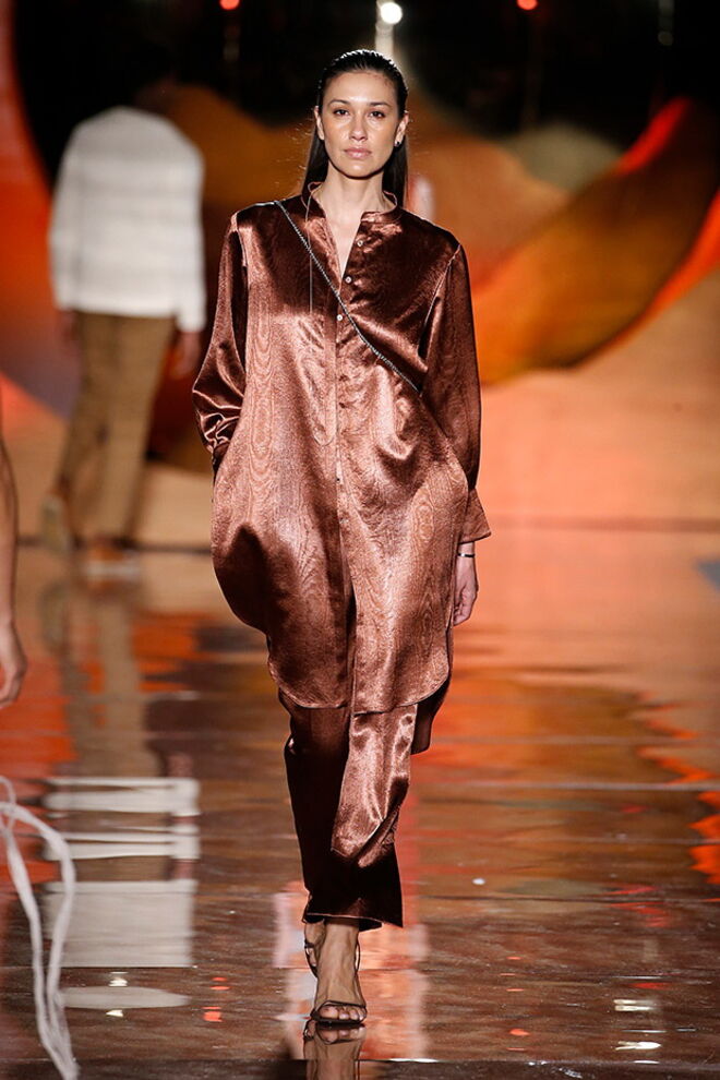 Desfile Pedro del Hierro primavera/verão 2019, na Mecedes-Benz Fashion Week Madrid.