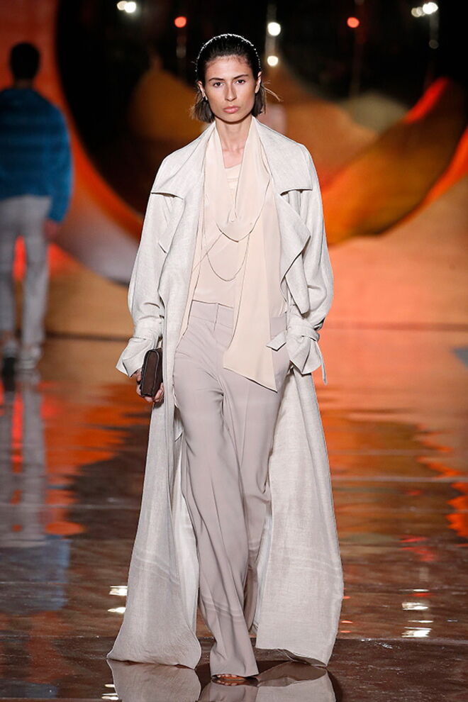 Desfile Pedro del Hierro primavera/verão 2019, na Mecedes-Benz Fashion Week Madrid.