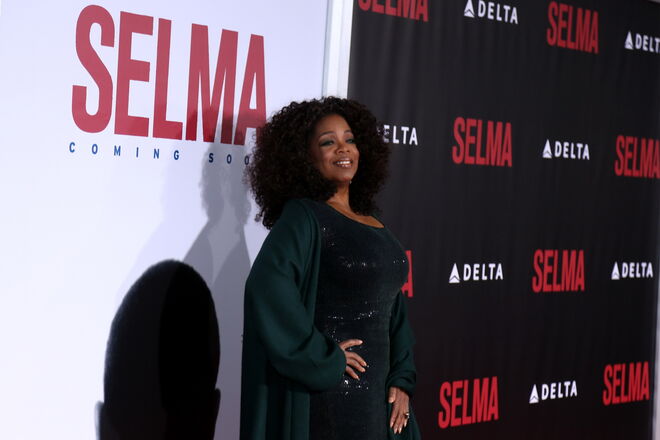 2014 | Oprah Winfrey na estreia do filme 'Selma' 
