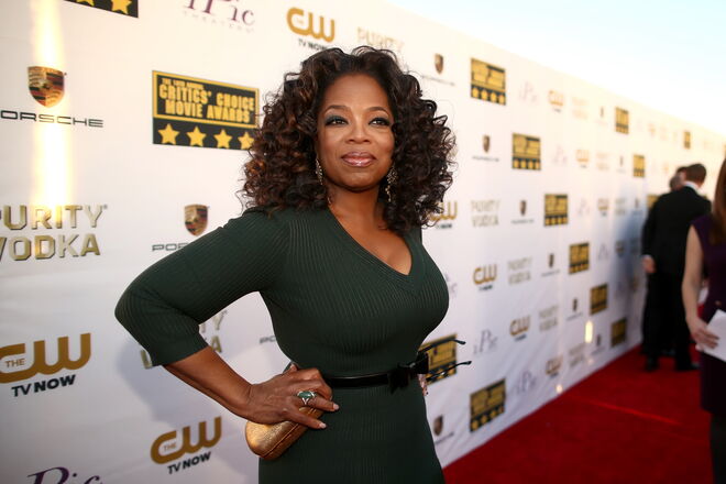 2014 | Atriz Oprah Winfrey na 19ª edição anual dos Prémios Escolha dos Críticos de Cinema