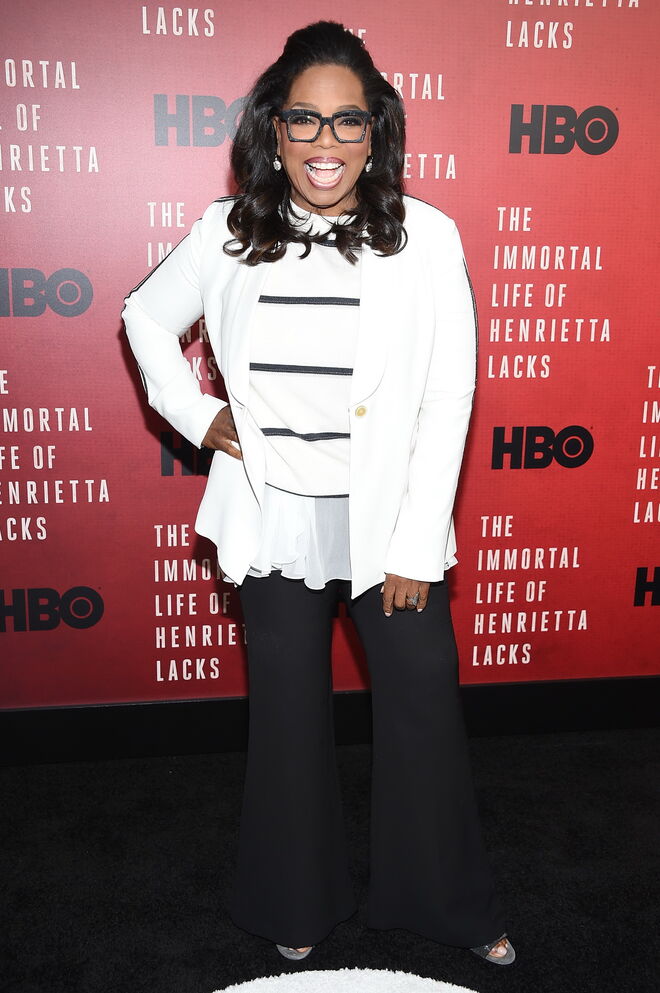 2017 | Oprah Winfrey no evento de estreia do filme 'The Immortal Life of Henrietta Lacks' 