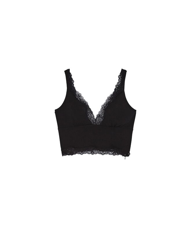 Top estilo lingerie, €14,99, Bershka