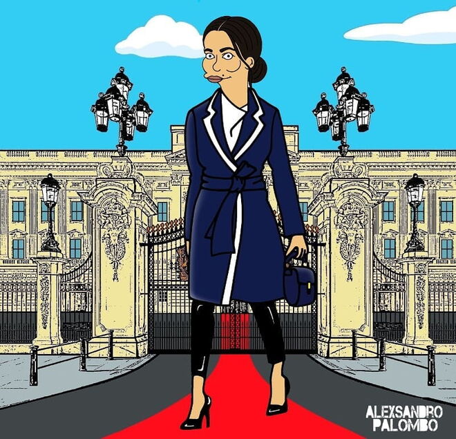 Meghan Markle é transformada numa personagem de 'Os Simpsons'