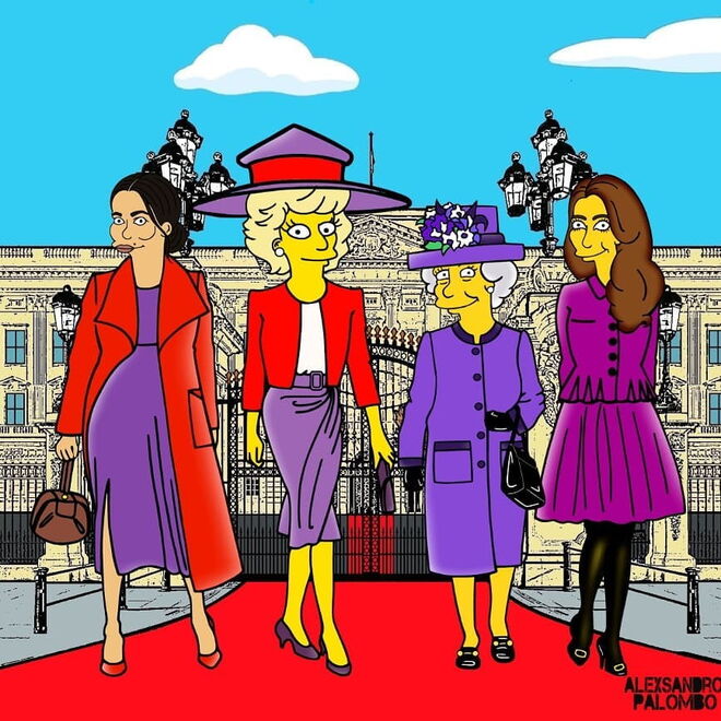 Meghan Markle é transformada numa personagem de 'Os Simpsons'