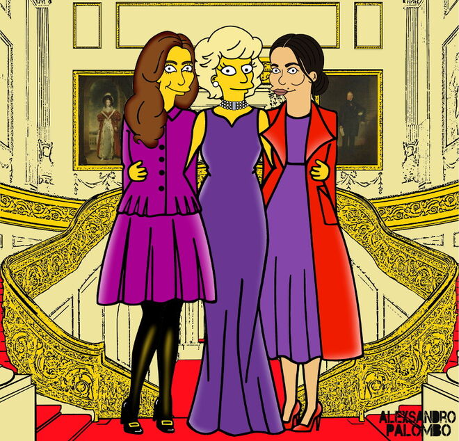 Meghan Markle é transformada numa personagem de 'Os Simpsons'