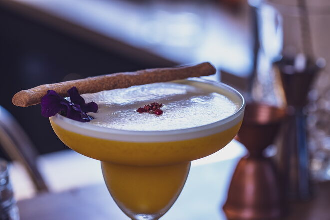 Um dos cocktails preparados por Sérgio Matão 