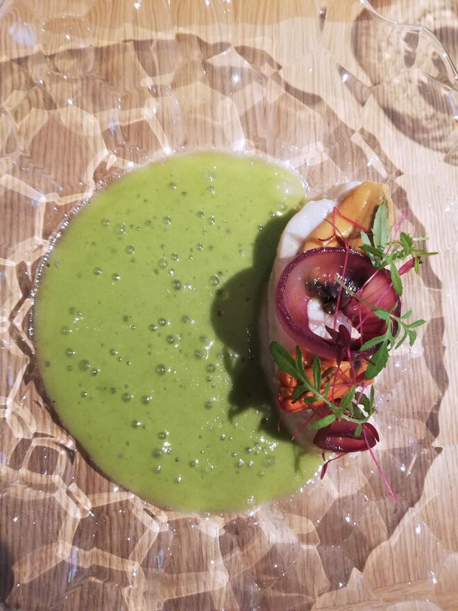 Pampo, mexilhões e limão 