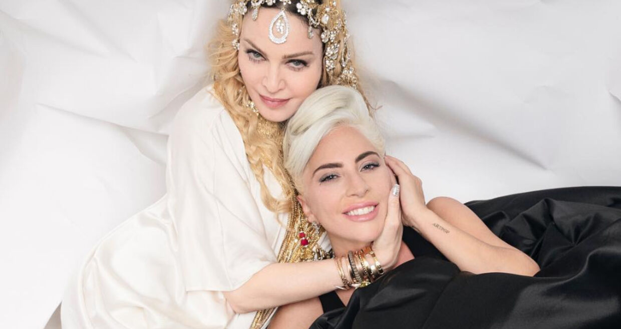 A foto de reconciliação entre Madonna com Lady Gaga
