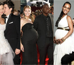 17 celebridades que casaram grávidas
