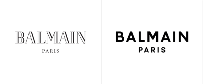 Olivier Rousteing apresentou o novo logo da Balmain a 3 de dezembro de 2018