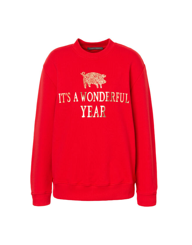 Sweatshirt, €220, Alberta Ferretti